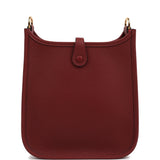 Hermes Evelyne TPM Rouge H Clemence Gold Hardware