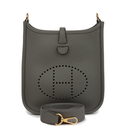 Hermes Evelyne TPM Gris Meyer Clemence Gold Hardware