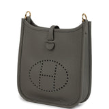 Hermes Evelyne TPM Gris Meyer Clemence Gold Hardware
