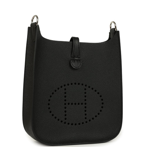 Hermes Evelyne Sellier TPM Black Epsom Palladium Hardware