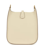 Hermes Evelyne Sellier TPM Craie Epsom Gold Hardware