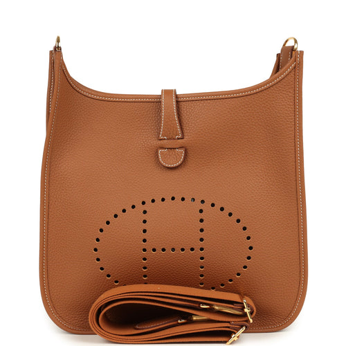 Hermes Evelyne III PM Gold Clemence Gold Hardware