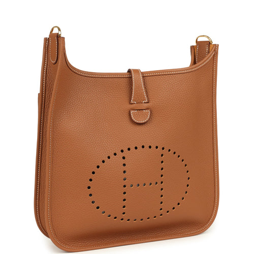 Hermes Evelyne III PM Gold Clemence Gold Hardware