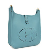 Hermes Evelyne III PM Blue Jean Clemence Gold Hardware - Thumbnail View 2