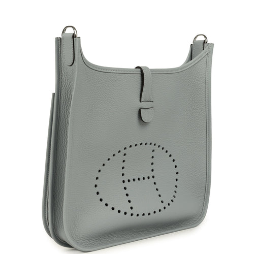Hermes Evelyne III PM Gris Pantin Clemence Palladium Hardware