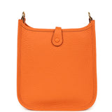 Hermes Evelyne TPM Orange Clemence Gold Hardware
