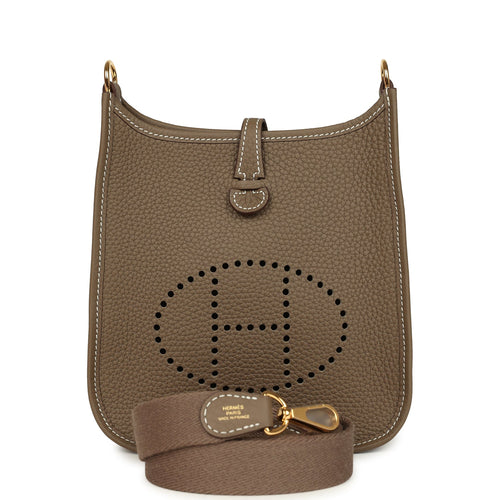 Hermes Evelyne TPM Etoupe Clemence Gold Hardware