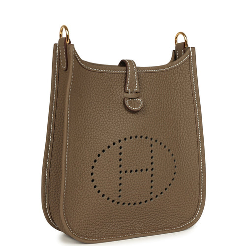 Hermes Evelyne TPM Etoupe Clemence Gold Hardware
