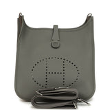 Hermes Evelyne III PM Gris Meyer Clemence Palladium Hardware