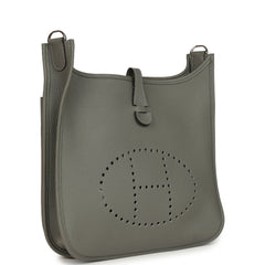 Hermes Evelyne III PM Gris Meyer Clemence Palladium Hardware