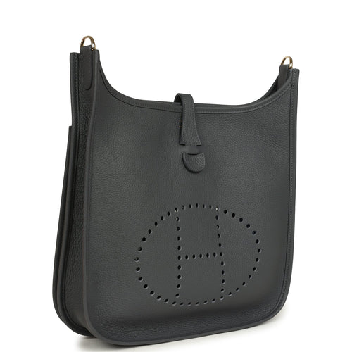 Hermes Evelyne III PM Ardoise Clemence Permabrass Hardware