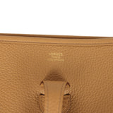 Hermes Evelyne III PM Biscuit Clemence Gold Hardware