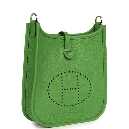 Hermes Evelyne TPM Vert Yucca Clemence Palladium Hardware