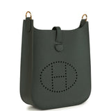 Hermes Evelyne Sellier TPM Vert Mangrove Epsom Gold Hardware