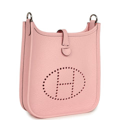 Hermes Evelyne TPM Rose Sakura Clemence Palladium Hardware