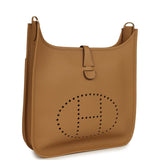 Hermes Evelyne III PM Biscuit Clemence Gold Hardware
