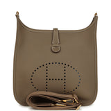 Hermes Evelyne III PM Etoupe Clemence Gold Hardware - Thumbnail View 1