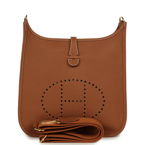 Hermes Evelyne III PM Gold Clemence Gold Hardware