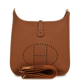 Hermes Evelyne III PM Gold Clemence Gold Hardware