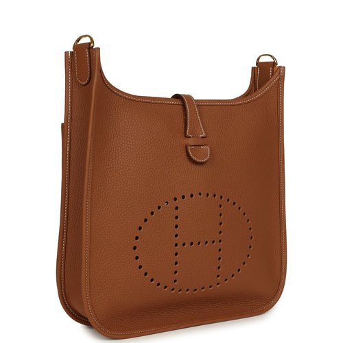 Hermes Evelyne III PM Gold Clemence Gold Hardware