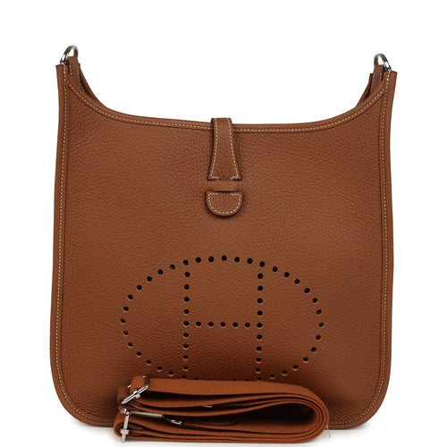 Hermes Evelyne III PM Gold Clemence Palladium Hardware