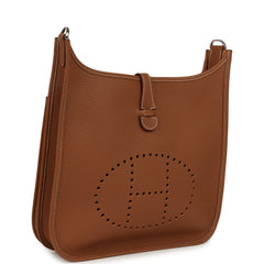 Hermes Evelyne III PM Gold Clemence Palladium Hardware