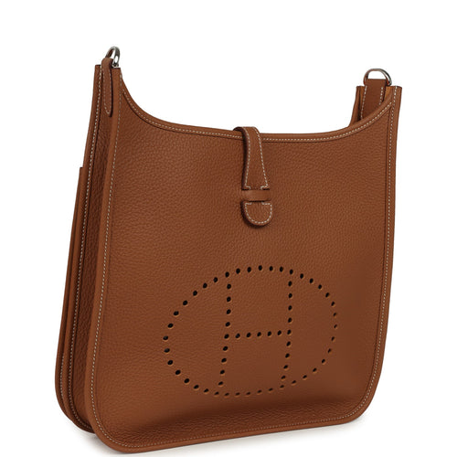 Hermes Evelyne III PM Gold Clemence Palladium Hardware