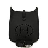 Hermes Evelyne TPM Black Clemence Palladium Hardware - Thumbnail View 1