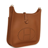 Hermes Evelyne III PM Gold Clemence Gold Hardware