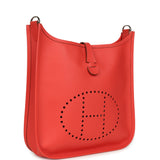 Hermes Evelyne I PM Rose Jaipur Epsom Palladium Hardware