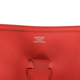 Hermes Evelyne I PM Rose Jaipur Epsom Palladium Hardware