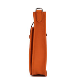 Hermes Evelyne 23 Orange Clemence Palladium Hardware