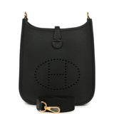 Hermes Evelyne TPM Black Clemence Gold Hardware - Thumbnail View 1
