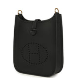 Hermes Evelyne TPM Black Clemence Gold Hardware - Thumbnail View 2