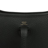 Hermes Evelyne TPM Black Clemence Gold Hardware - Thumbnail View 7