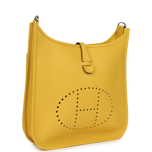 Hermes Evelyne III PM Sun Clemence Palladium Hardware