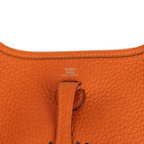 Hermes Evelyne TPM Orange Clemence Palladium Hardware
