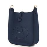 Hermes Evelyne Sellier TPM Bleu Navy Epsom Gold Hardware - Thumbnail View 3