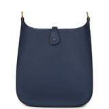 Hermes Evelyne Sellier TPM Bleu Navy Epsom Gold Hardware - Thumbnail View 5