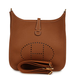 Hermes Evelyne III PM Gold Clemence Gold Hardware