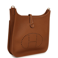 Hermes Evelyne III PM Gold Clemence Gold Hardware