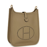 Hermes Evelyne TPM Beige Marfa Clemence Gold Hardware