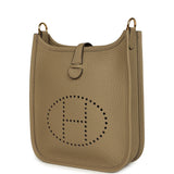 Hermes Evelyne TPM Beige Marfa Clemence Gold Hardware
