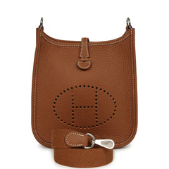 Hermes Evelyne TPM Gold Clemence Palladium Hardware