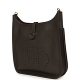 Hermes Evelyne III PM Ebene Clemence Gold Hardware