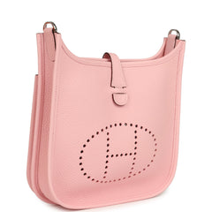 Hermes Evelyne 23 Rose Sakura Clemence Palladium Hardware