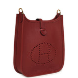 Hermes Evelyne TPM Rouge H Clemence Gold Hardware - Thumbnail View 2