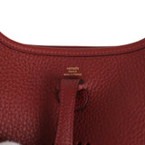 Hermes Evelyne TPM Rouge H Clemence Gold Hardware - Thumbnail View 7