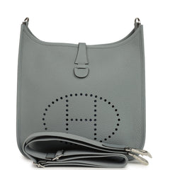 Hermes Evelyne III PM Gris Pantin Clemence Palladium Hardware