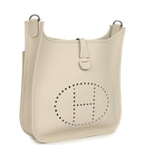 Hermes Evelyne III PM Craie Clemence Palladium Hardware